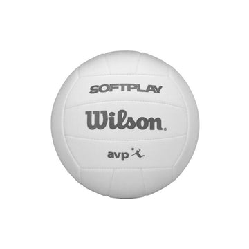 Beach Volleyball Ball Wilson Avp Soft Play Vb White White Leatherette Size 5 (One size)