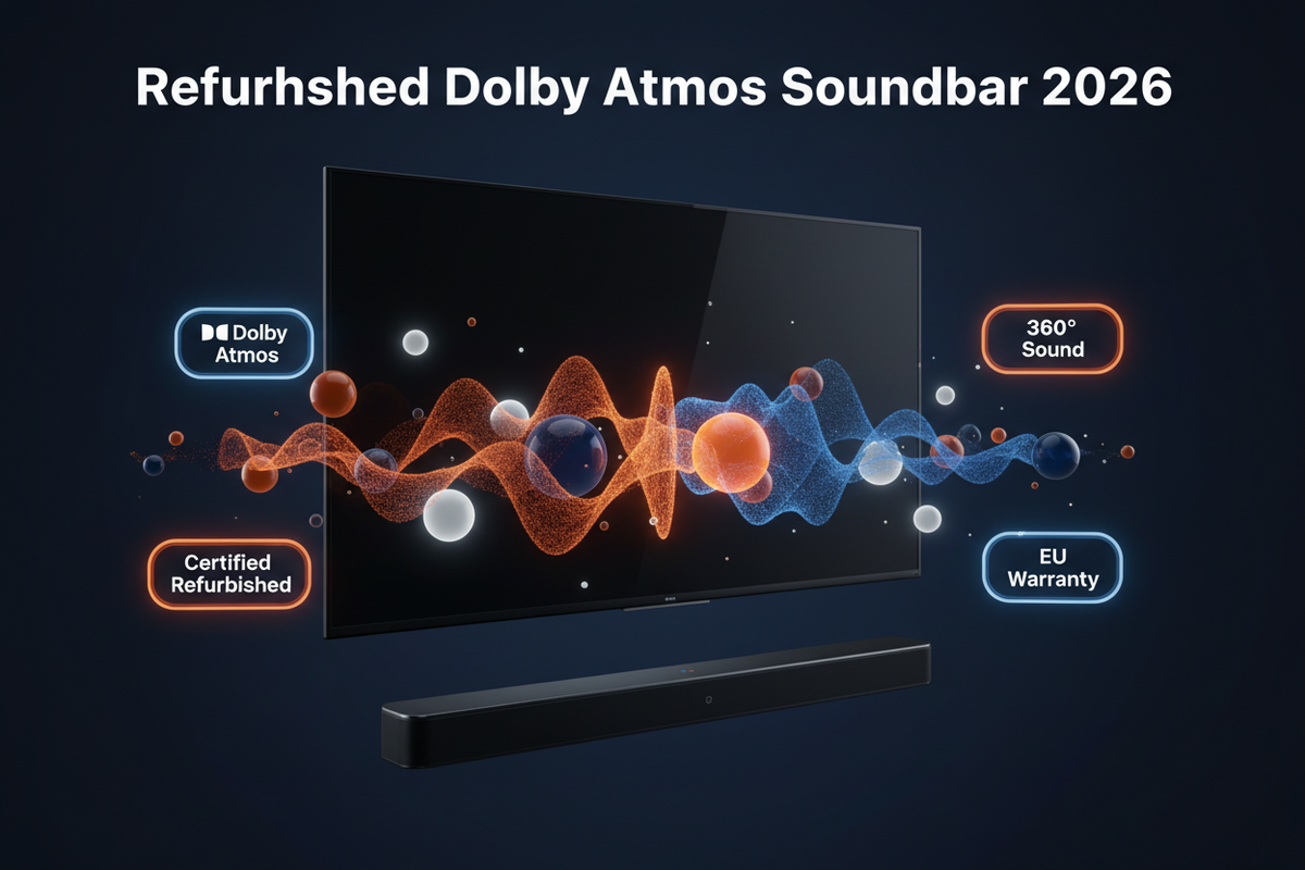Refurbished Dolby Atmos Soundbar Europe 2026 – Premium Home Audio Deals with Warranty