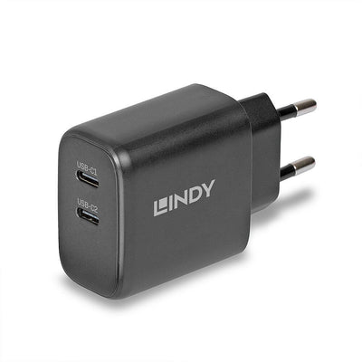 Lindy 73438 Charger Dispositivo Mobile Phone Universal Black Power Alterna Charging Fast Indoor — image 1