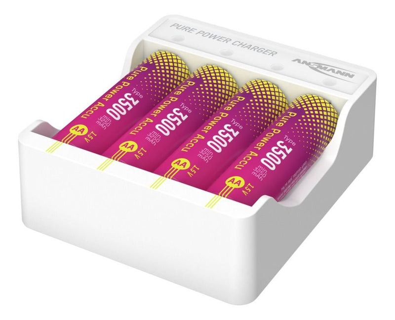 Ansmann Charger Purepower Set Aa Incl. 4X Aa 3500MAH Battery