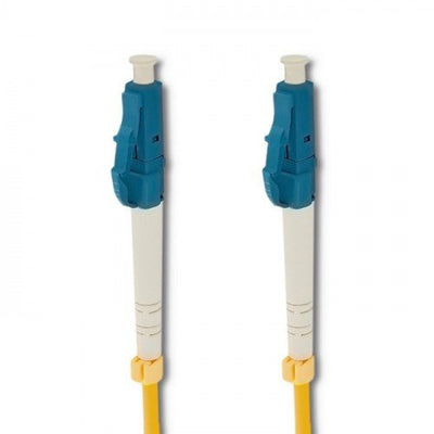 Qoltec 54324 Cable Fibre Optic 1M Lc Lc/Upc G.652D Yellow — image 1