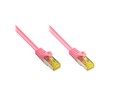 Good Connections Network Cable M. CAT.7 Rohk. Magenta 2M — image 1