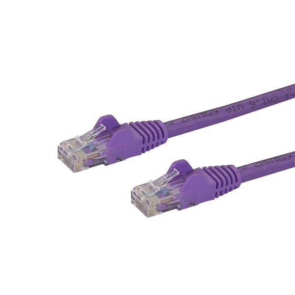 Network Cable 5M Purpura CAT.6 Cabl Ethernet Gigabit Without Enganches