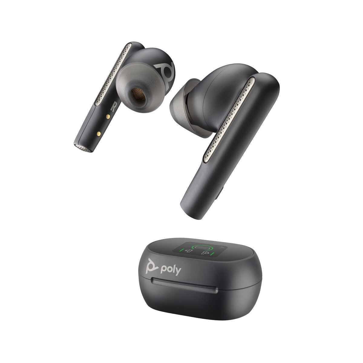 Poly In-Ear Bluetooth Headphones Poly Voyager Free 60+ Uc Black