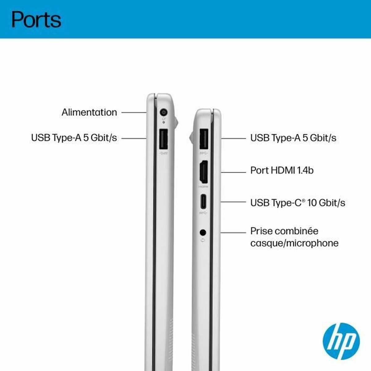 Hp Laptop Hp Omnibook 3 14-Ha0015Nf 14'' Ryzen 5 3450U 16 Gb Ram 512 Gb Ssd