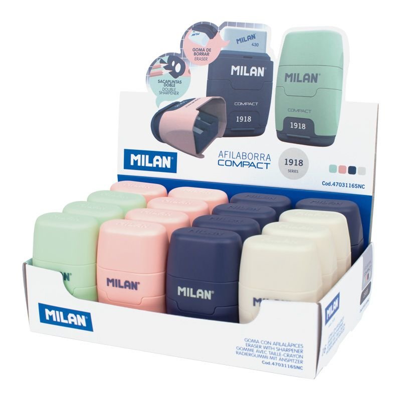 Milan Afilaborras Compact Serie 1918 Box Expositora 16 C/Surtidos