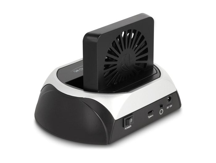 Delock 64280 Estación Acoplamiento USB 10Gbps HDD / SSD SATA 2.5? / 3.5? Or M.2 NVMe PCIE Or SSD SATA With Fan