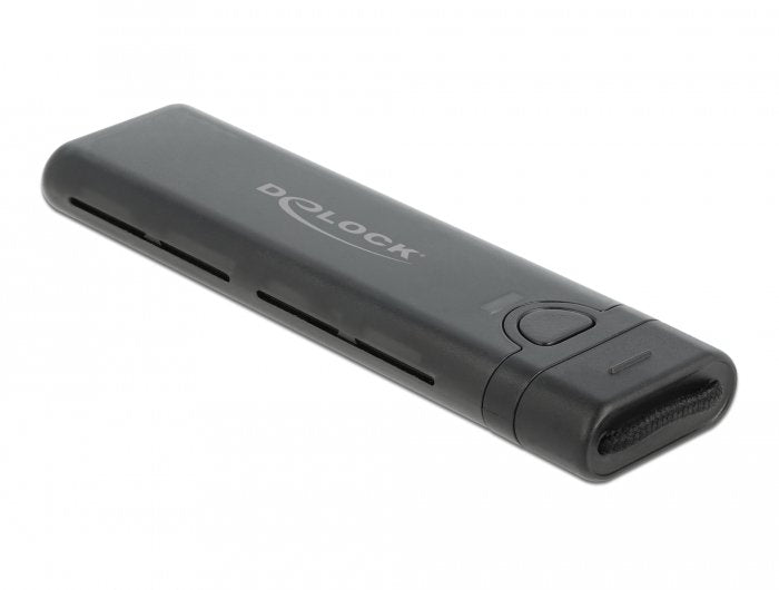 Delock External Enclosure SSD Combo M.2 NVMe PCIE Or SATA SSD -