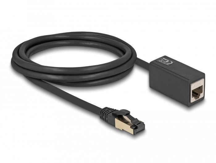 Delock Cable 87106 Network Black 2M CAT.8.1 S/FTP (s-STP)