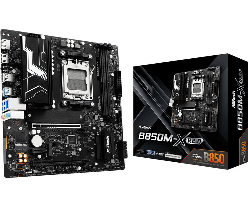 Asrock Motherboard B850M-X R2.0 AMD B850 Zócalo AM5 microATX
