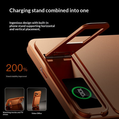 Ultra-thin External Battery With Color Screen Stand And Wireless Magnetic Charging