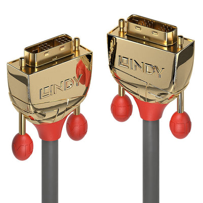 Lindy DVI-d Single Link Sld Cable Gold Line 10M — image 1
