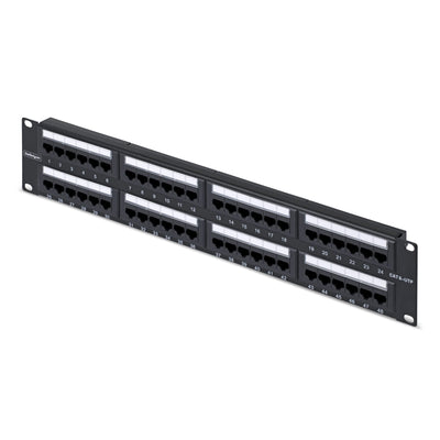 Patch Panel 2U 48 Ports CAT.6 RJ45 - UTP Type 110 — image 1