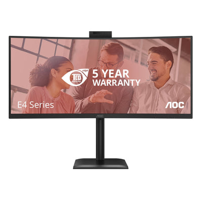 Aoc CU34E4CV - 34 Zoll Wqhd Curved, (3440X1440, 120 Hz, 2x HDMI 2.0, DP 1.4, Dp, USB-C (90W Power Delivery), R — image 1