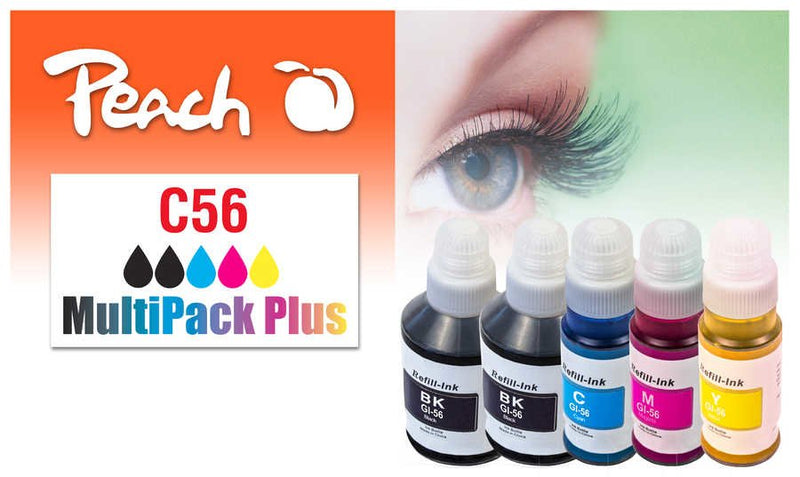 Peach Cartridge Canon GI-56 Multipack Plus Remanufacturado