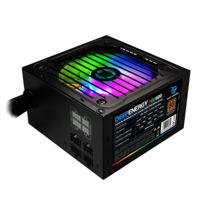 Coolbox Power Supply . ATX Gaming Deepenergy 600W RGB — image 1