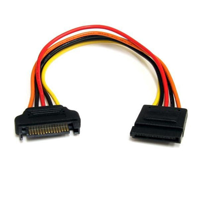 StarTech Cable Alargo Power SATA 15PIN M/H 20CM — image 1