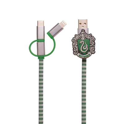 Cable Hogwarts Slytherin 3 1 Lightning/Micro/USB-C — image 1