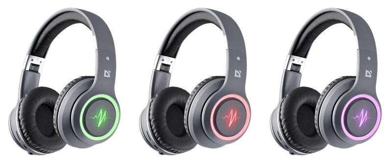 Defender Headphones Inalambricos With Microphone Freemotion B571 LED