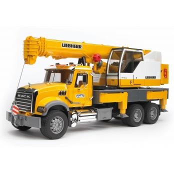 Bruder Camion Mack Con Grua Liebherr - Escala 1:16 02818