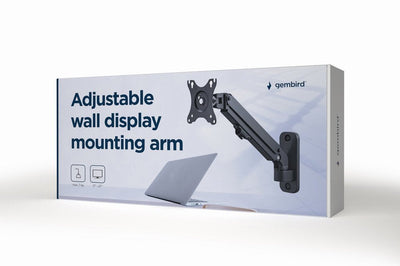 Gembird MA-WA1-01 Stand Monitor 68,6CM (27) Black Wall — image 1
