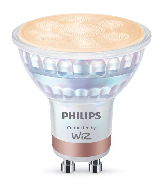 Philips Smart LED Bulb Foco LED Forma: PAR16 Transparent Finish GU10 4.7W (equivalente 50W) Clase F White Adju