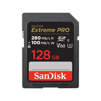 SanDisk Sdxc 128GB Extreme Pro 280/100MB/S V60 Uhs-ii — image 1