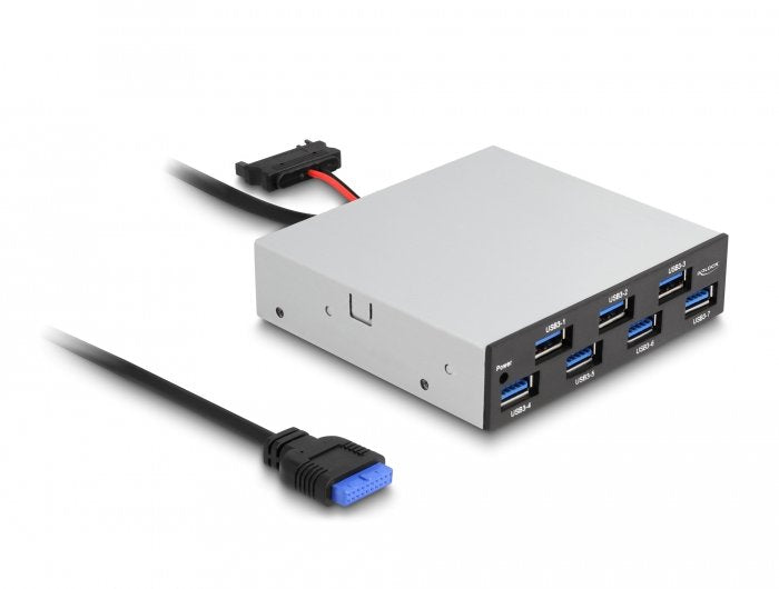 Delock 64207 Panel Front 3.5 USB 5Gbps 7 X USB Tipo-a