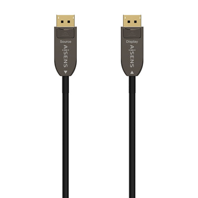 Aisens Cable DisplayPort Aoc V1.4 8K@60HZ 4K@120HZ 4:4:4 32.4Gbps - DP/M-dp/M - 50M - Black — image 1