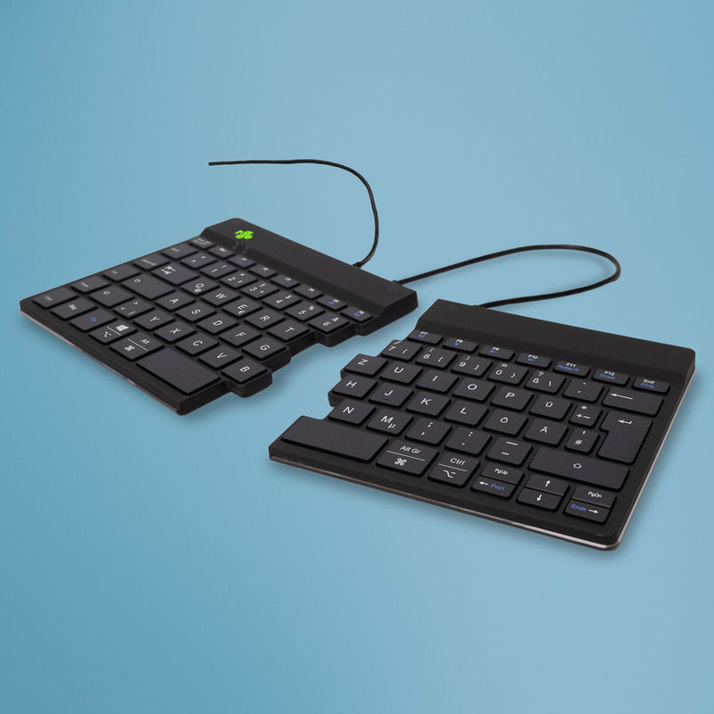 R-go Herramientas R-go Split Teclado Ergonómico, Qwertz (de), Negro Cableada