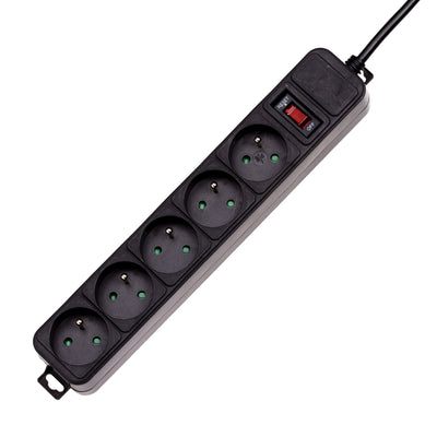 Akyga AK-SP-05B Limitador Voltage 5 Salidas AC 250V Black 3M — image 1