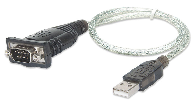 Manhattan Convertidor USB a Port Serie Chip Prolific PL-2303RA, 45CM (18 In.)