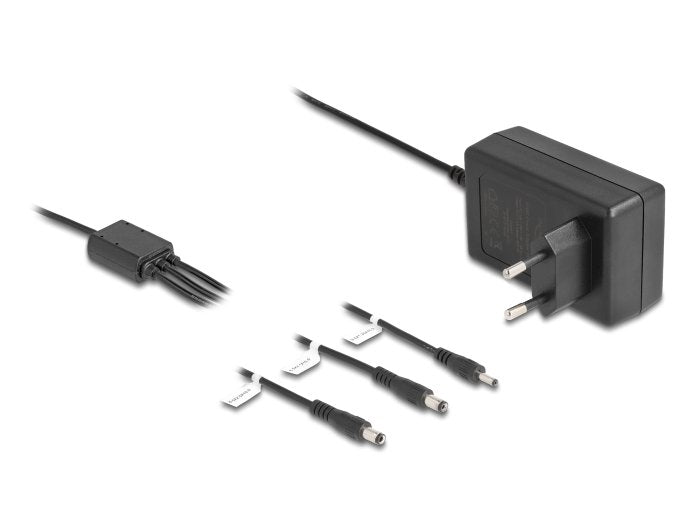 Delock 41467 Charger Cc 3,5 X 1,35MM, Cc 5,5 X 2,1MM, Cc 5,5 X 2,5MM 12,0V / 3,0A / 36,0W