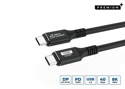Cable Premium USB4 USB-C 3M 40Gbps, 100W — image 1
