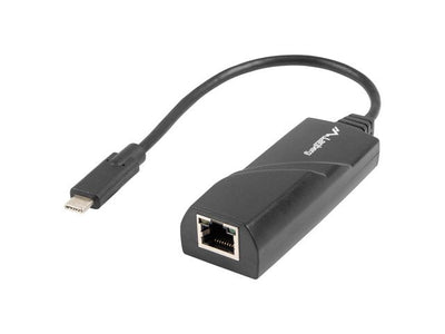 Lanberg NC-1000-02 Adapter USB Cable -c RJ-45 Black — image 1