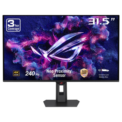 ASUS Monitor Rog Strix OLED XG32UQDMS 31.5 Black Ultrahd/4K, Hdmi, Dp, USB Hub 240HZ Panel 90LM0CV0-B01371 — image 1