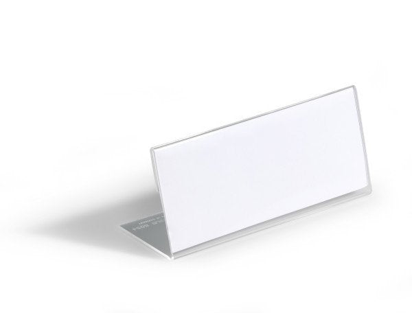 Durable Stand Label - Desktop - 61 X 150MM - Transparent (paquete 10)