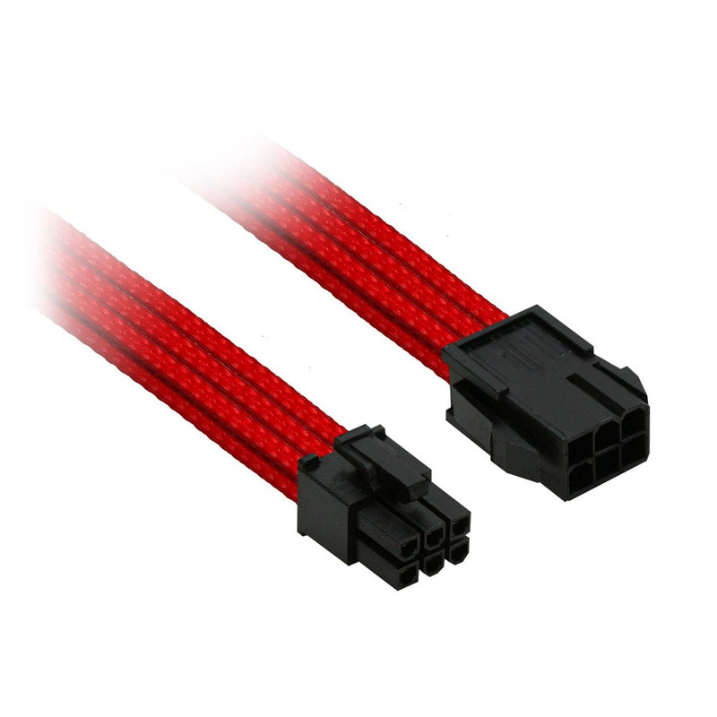 Nanoxia Cable Extensión 6PIN Pci-e, 30CM, Red