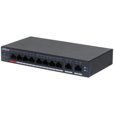 Dahua CS4010-8GT-110-V2 Switch PoE 8 Ports Gigabit + 2RJ45 Uplink Gigabit 110W Gestionable Cloud LAYER2 — image 1