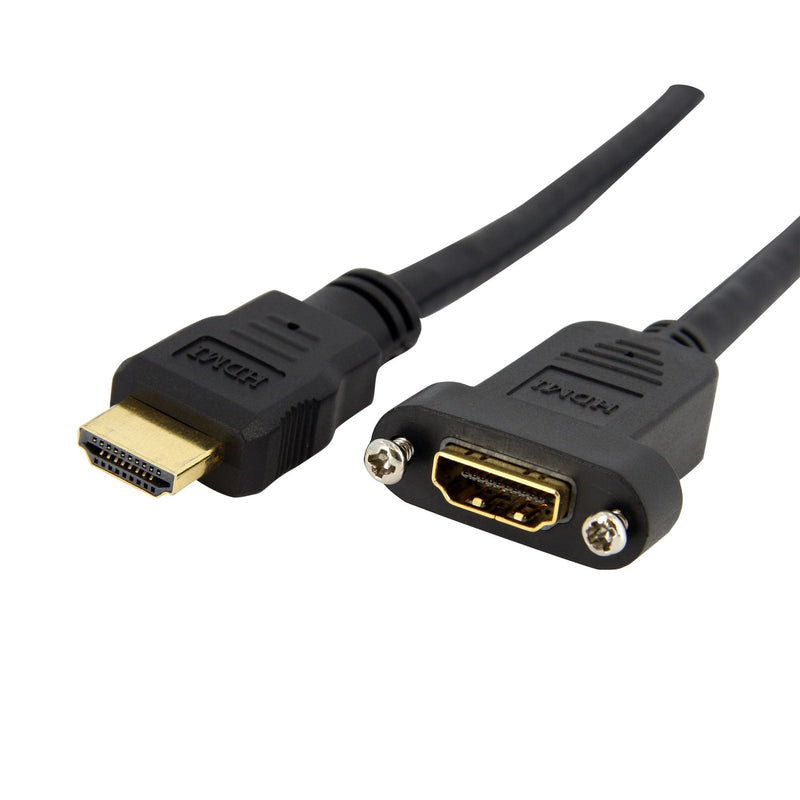 StarTech HDMI Cable M/H (alargo) 91CM Assembly Panel HDMIPNLFM3