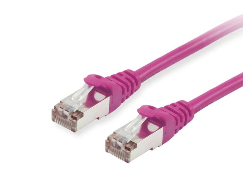 Equip Network Cable CAT.6 S FTP 2x RJ45 30.00M Lila