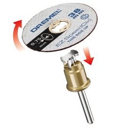 Dremel Unidad Corte Precisión Ez Speedclic SC409, Paquete 5 2615S409JB