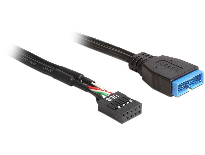 Delock USB Cable 2.0 Pin Header Buchse USB 3.0 Pin Header Plug 60CM