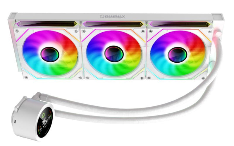 Gamemax CPU Liquid Cooler Iceburg 360 Digital White