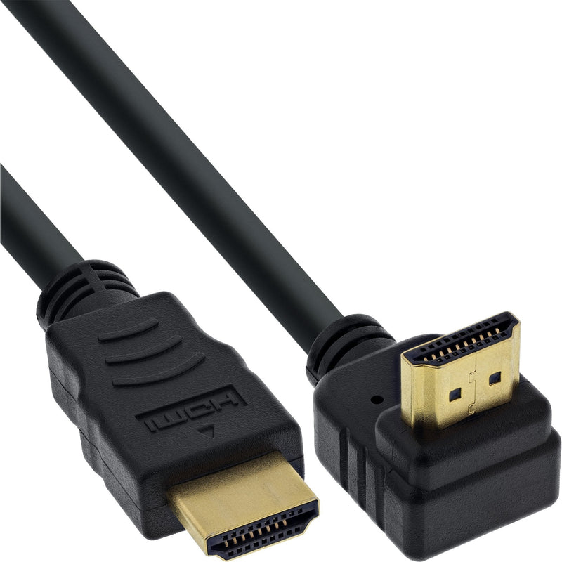 Inline HDMI Cable With Ethernet Acodado 1M