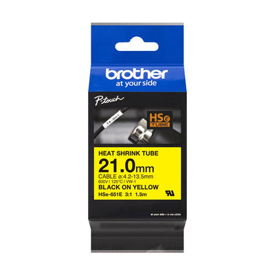 Brother HSE651E Tape Printer Black — image 1