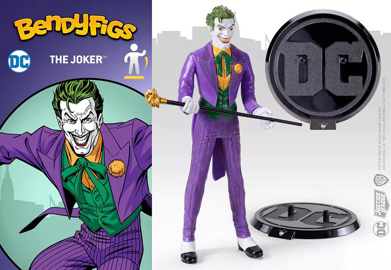 Figure Maleable Bendyfigs Joker DC Comics 19CM