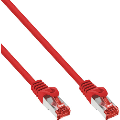 Inline Network Cable S/FTP Pimf CAT.6 250MHZ Pvc Cobre Red 5M — image 1