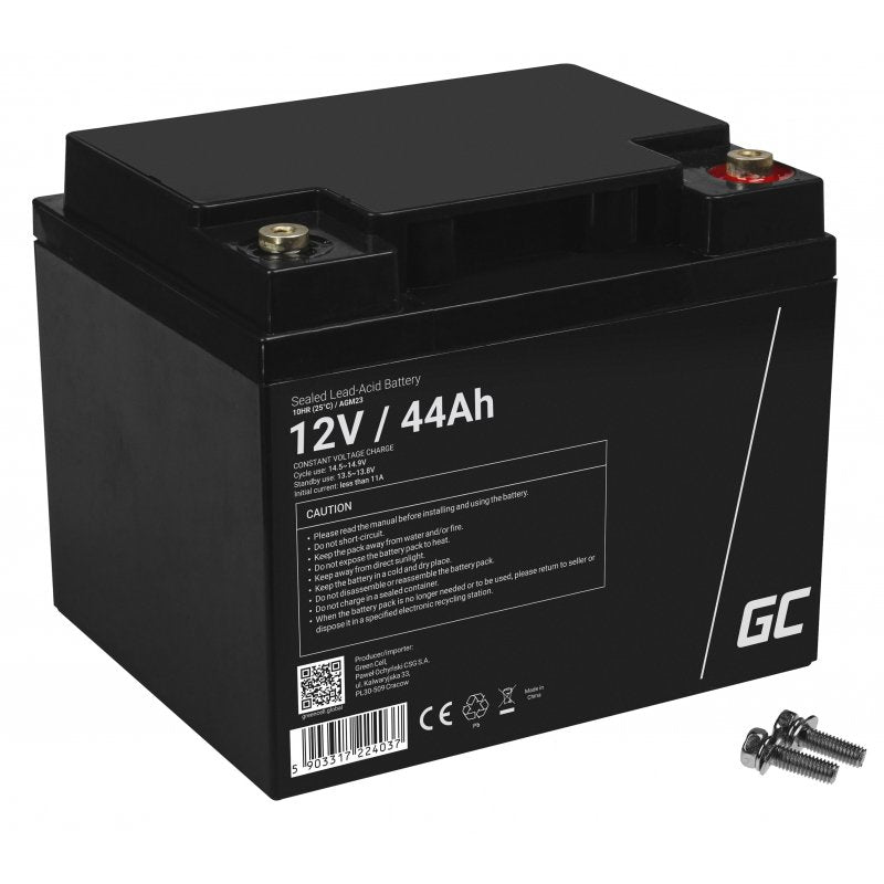 Green Cell Battery Agm 12V 44AH