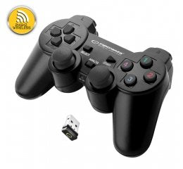 Esperanza EGG108K Gladiator - Vibration Gamepad Wireless For PC / PS3 Black — image 1